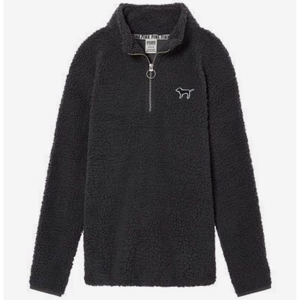 Black Sherpa pullover